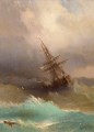 Ivan Aivazovsky ship in the stormy sea Ocean Waves